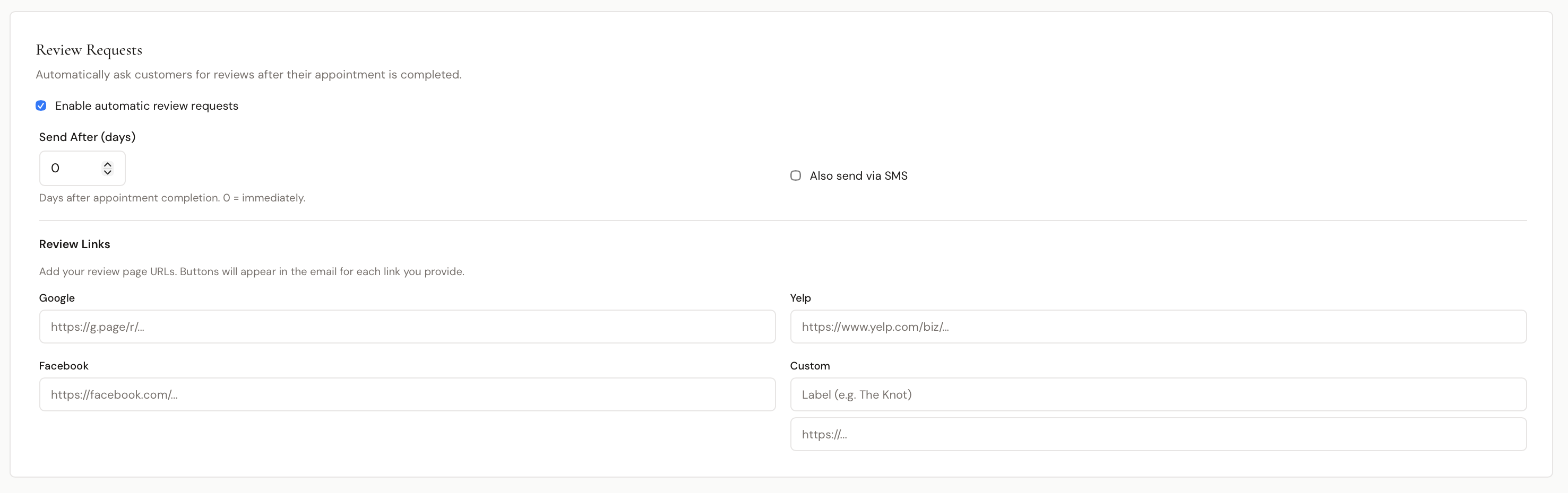 Review Requests